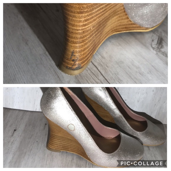 Colin Stuart For Victoria Secret Sparkly Wedges - Picture 8 of 8